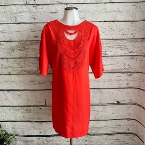 Arden B red/orange dress